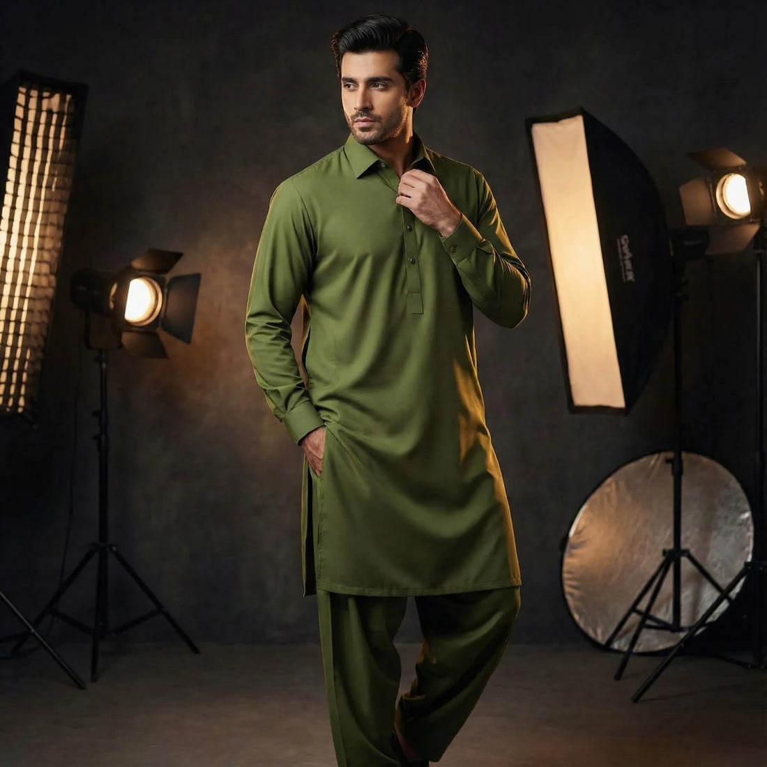 Berlin Luxury Boski – Wash & Wear | Olive Green