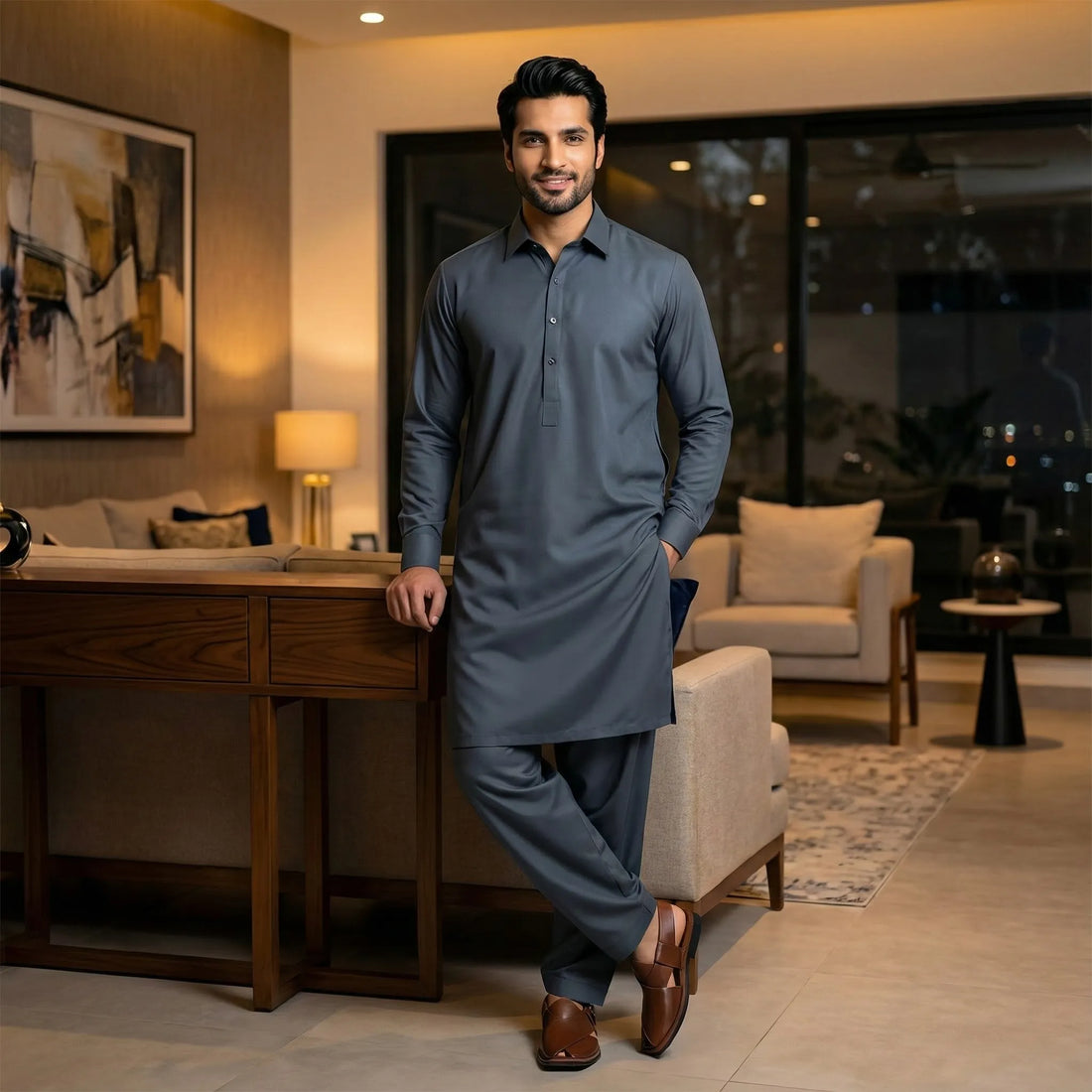 Berlin Premium Boski – Wash & Wear | Metallic Grey